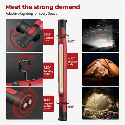 💡3000 Lumen LED Magnetic Work Light Strip
