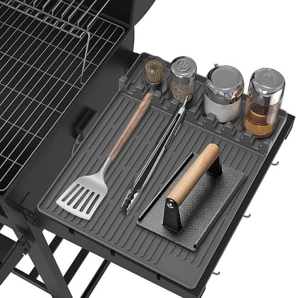🌞🍖Silicone BBQ Side Shelf Mat — Keep Tools Clean & Close