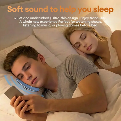🎁💤Wireless Sleep Pillow Speaker – Ultra-Thin Wireless Audio for Bedtime Comfort