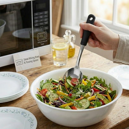 Avoleris Stainless Steel Dinner Spoon: Ergonomic Non-Slip Thickened Handle, 18/10 Food-Grade Tablespoon with Large Capacity