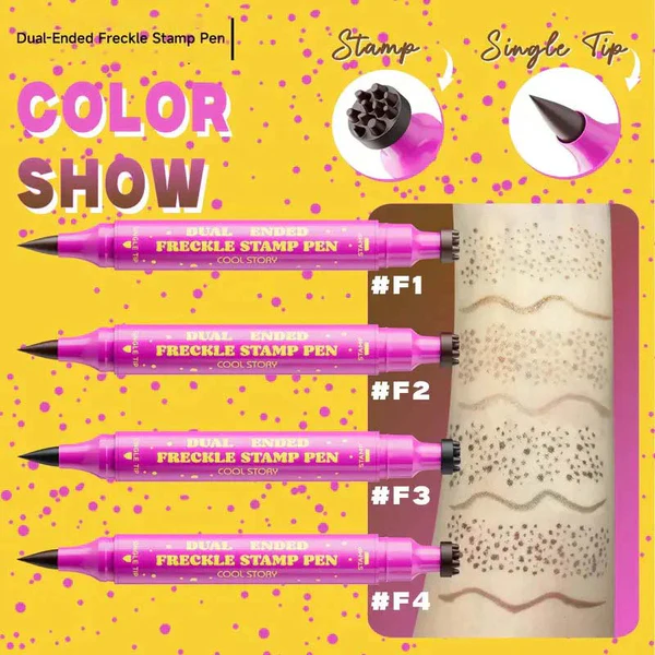 Waterproof Freckles Pen: Faux Freckle Stamp and Fine Tip upsell