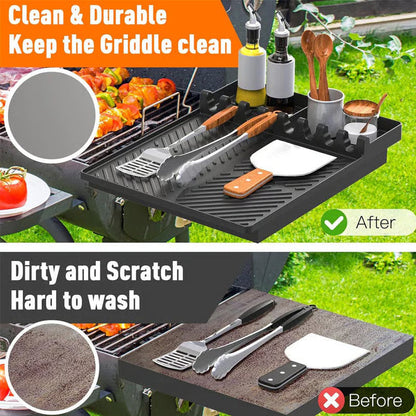 🌞🍖Silicone BBQ Side Shelf Mat — Keep Tools Clean & Close