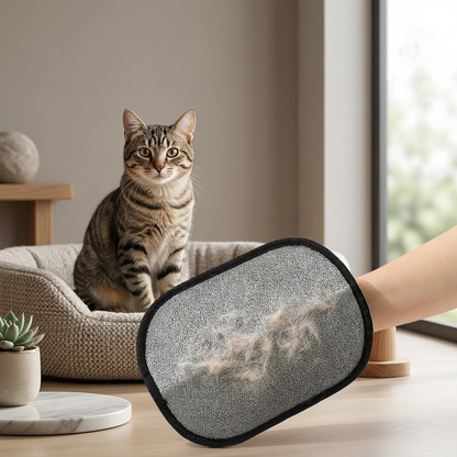 Reusable Pet Hair Remover Mitt – Professional Magic Brush for Furniture, Couch, and Clothing upsell