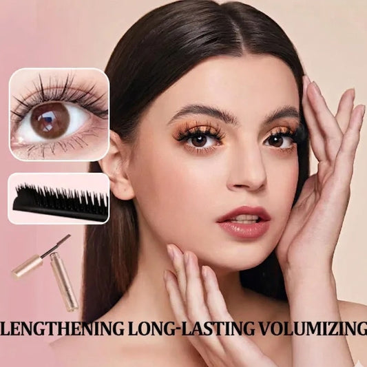 ✨Lengthening & Curling Mascara – Waterproof, Smudge-Proof Lash Booster