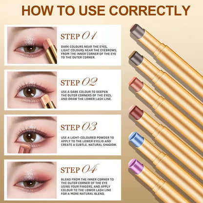 🌟 3-in-1 Shimmer Eyeshadow Stick | One Swipe, Stunning Eyes 😍