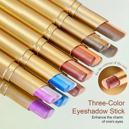 🌟 3-in-1 Shimmer Eyeshadow Stick | One Swipe, Stunning Eyes 😍