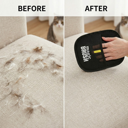 Reusable Pet Hair Remover Mitt – Professional Magic Brush for Furniture, Couch, and Clothing upsell