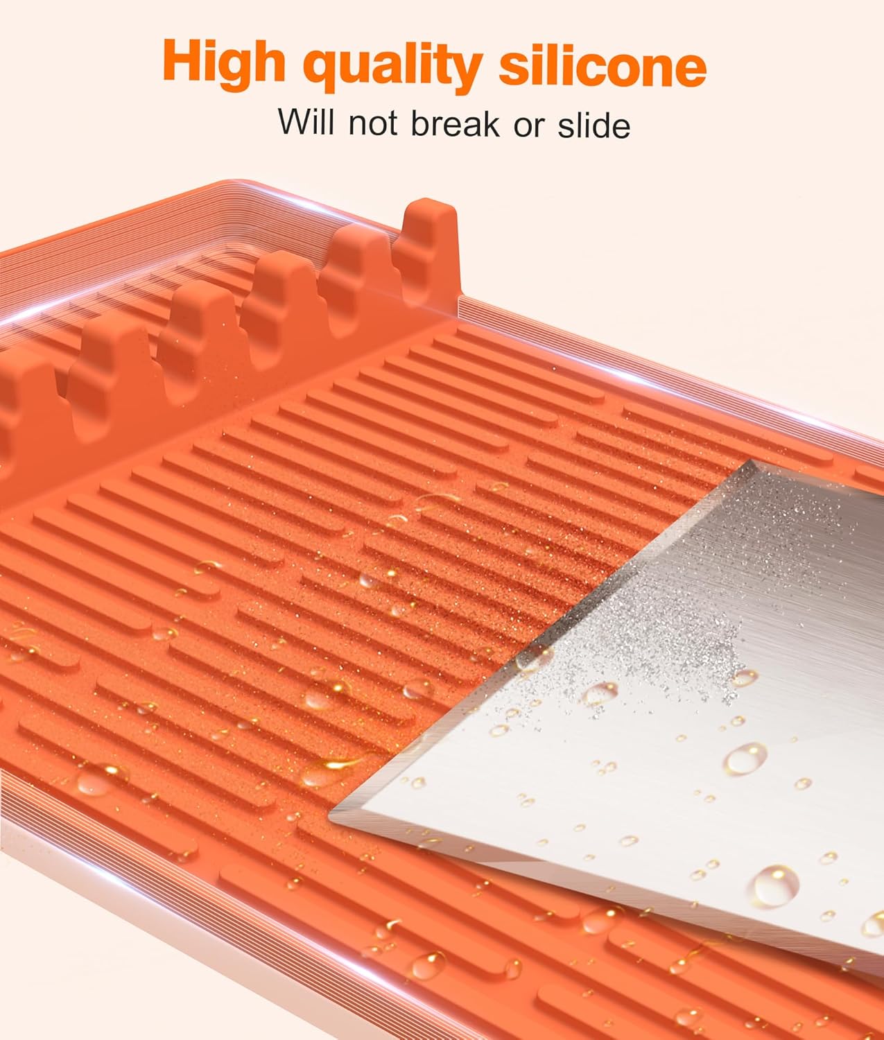 🌞🍖Silicone BBQ Side Shelf Mat — Keep Tools Clean & Close