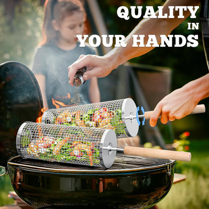 Rolling Grill Baskets Set upsell