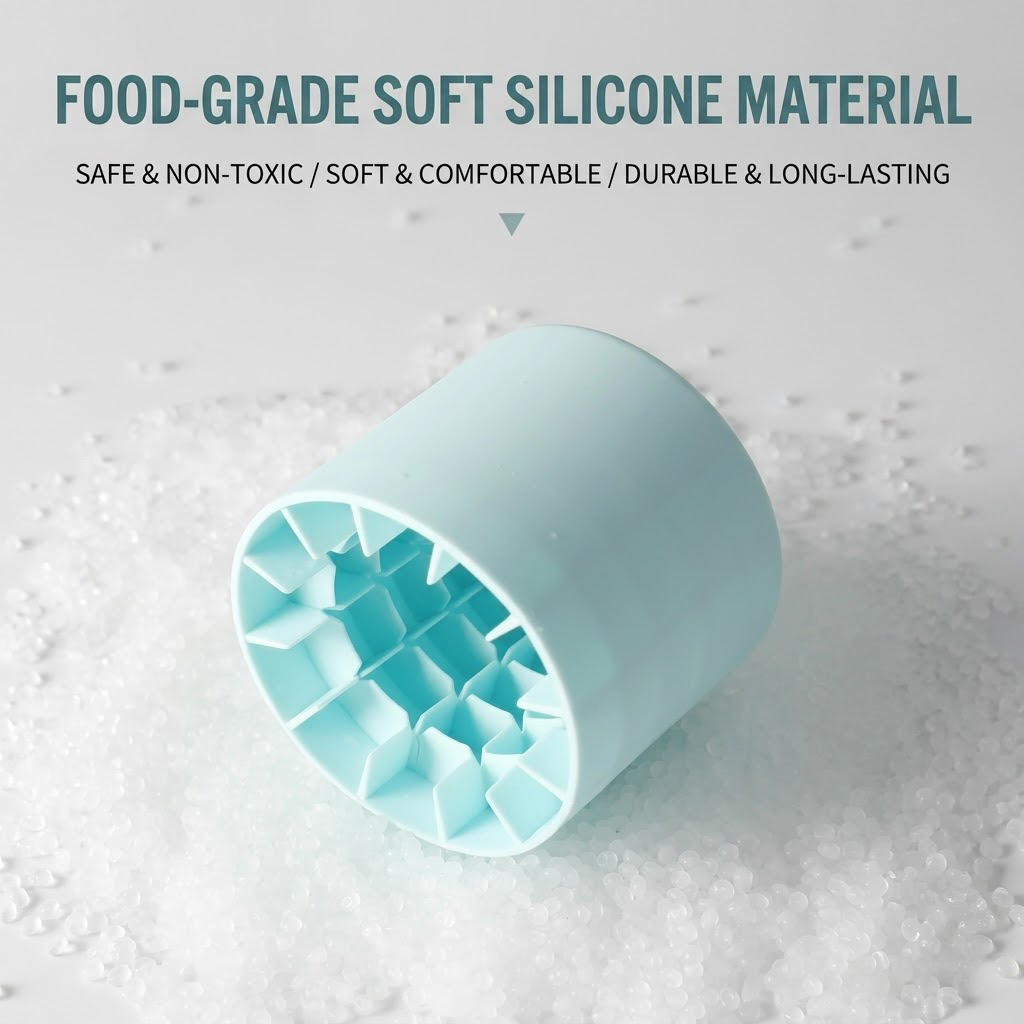Silicone ice cube mold - DIY homemade ice maker for summer in the refrigerator