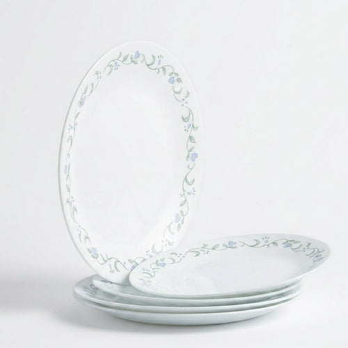 Avoleris Enchanted Vine Series: Forest-Themed Floral Printed Large Dinner Plate for Pasta and Steak, Cozy Home Dining Tableware