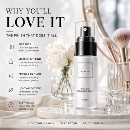 Mattifying ✨ Waterproof 💦 Makeup Setting Spray 💄 – Long-Lasting Oil Control 🌸 & Fresh-Looking Finish
