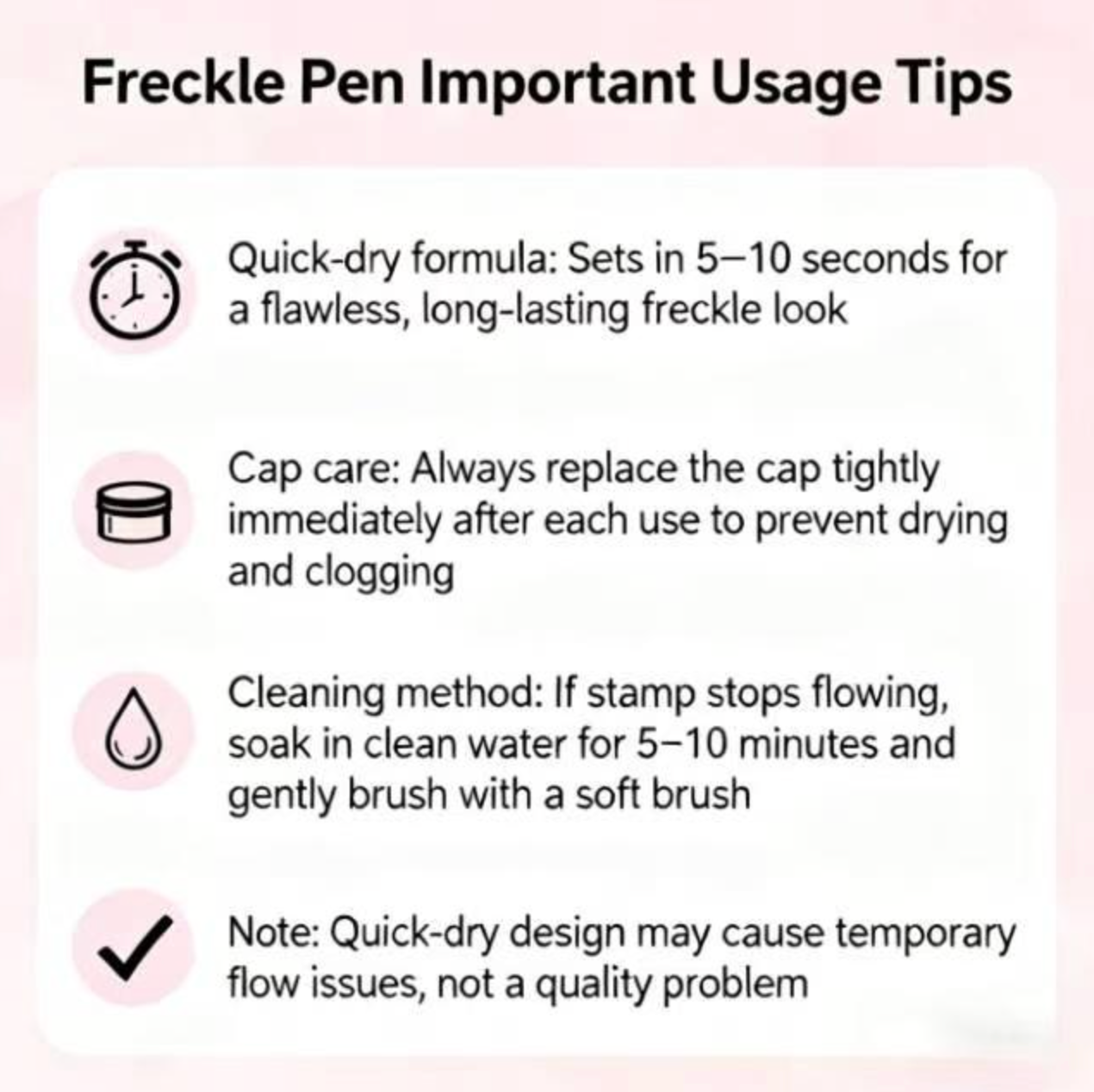 Waterproof Freckles Pen: Faux Freckle Stamp and Fine Tip upsell