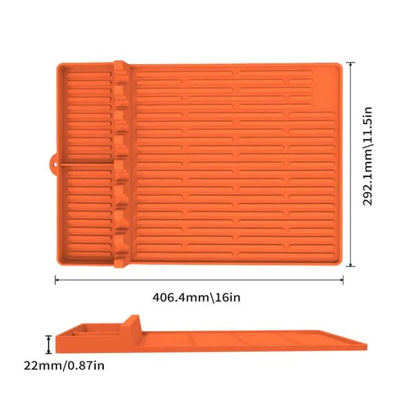 🌞🍖Silicone BBQ Side Shelf Mat — Keep Tools Clean & Close