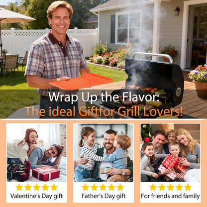 🌞🍖Silicone BBQ Side Shelf Mat — Keep Tools Clean & Close