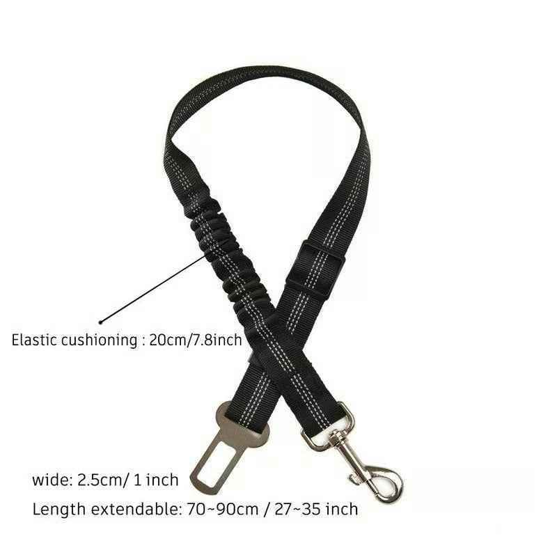 🐾 Tired of unsafe, uncomfortable pet car restraints? This seat belt changes everything upsell