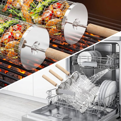 Rolling Grill Baskets Set upsell