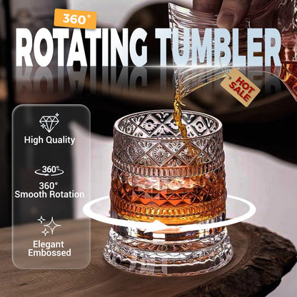 💎✨360° Rotating Whiskey Glass Tumbler upsell