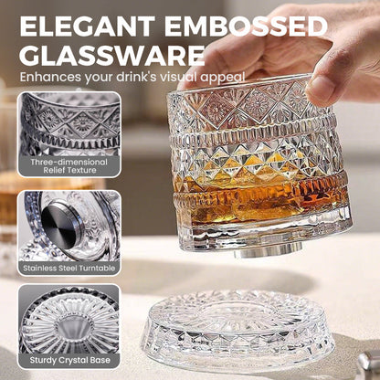 💎✨360° Rotating Whiskey Glass Tumbler upsell