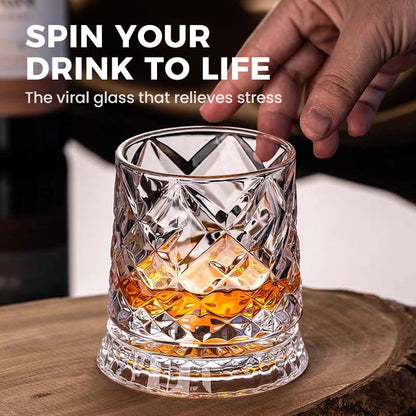 💎✨360° Rotating Whiskey Glass Tumbler upsell