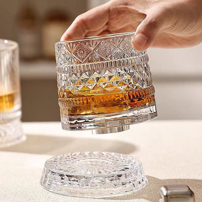 💎✨360° Rotating Whiskey Glass Tumbler upsell