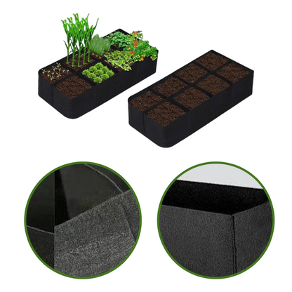 🌱 Divided Fabric Grow Bags — One Bag, Eight Plants, Zero Root Tangles